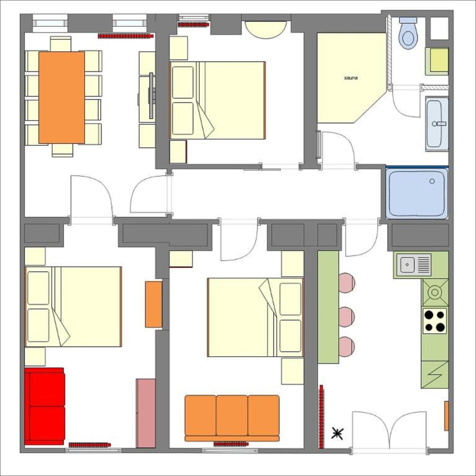 Brooklyn Sauna Apt By Ruterra Praag Buitenkant foto